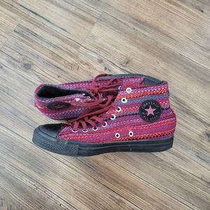 Converse Boho Knit High Tops Size 10